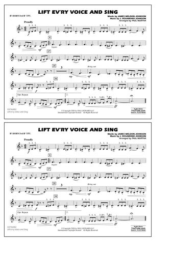 Lift Ev'ry Voice and Sing (arr. Paul Murtha) - Bb Horn/3rd Bb Tpt