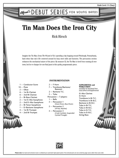 Tin Man Does the Iron City: Score