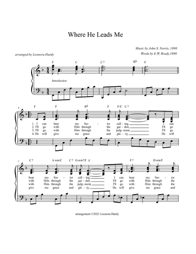 Where He Leads Me