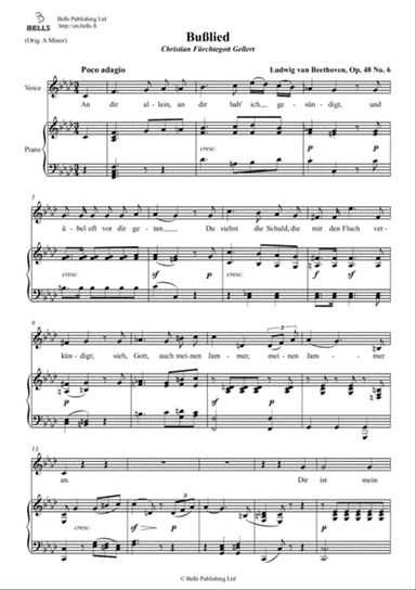 Busslied, Op. 48 No. 6 (F minor)