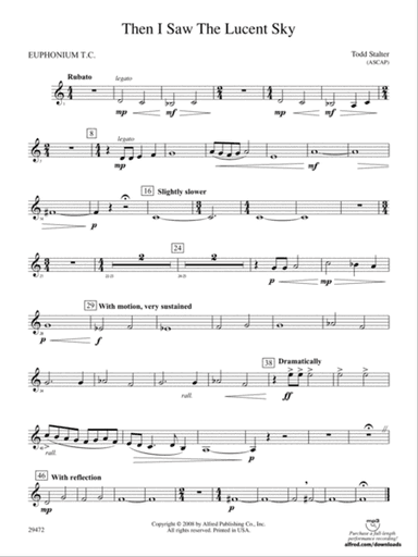 Then I Saw the Lucent Sky: Baritone T.C.