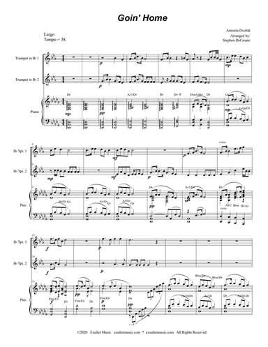 Goin' Home (Duet for Bb-Trumpet)