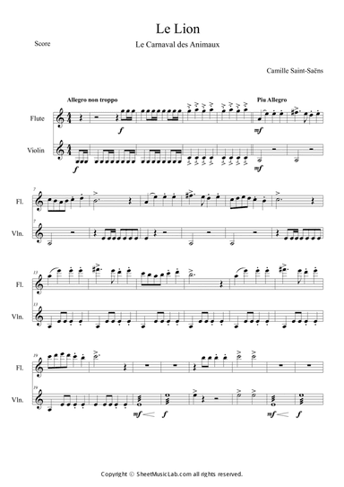 Le Lion (Le Carnaval des Animaux)