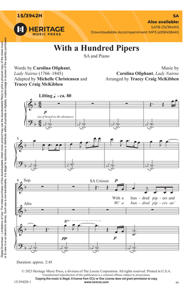With a Hundred Pipers