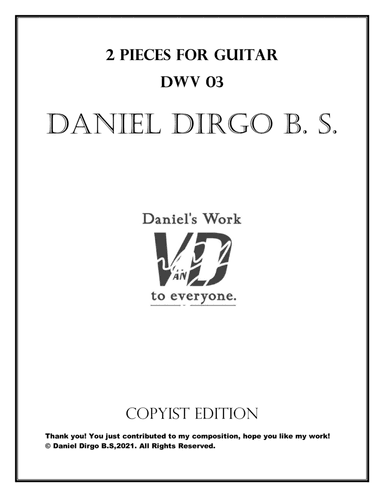 2 Pieces for Guitar, DWV 03