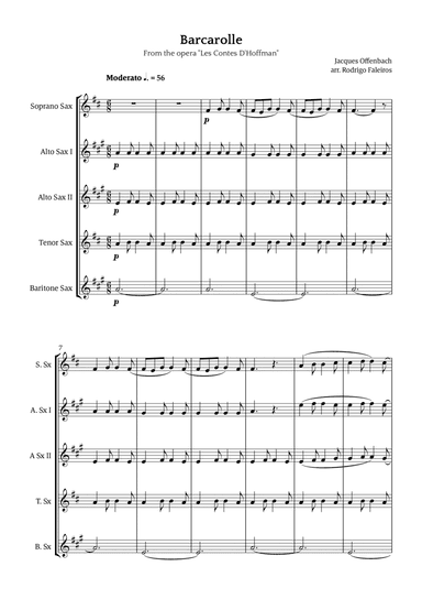 Barcarolle - Belle Nuit, O Nuit D'Amour