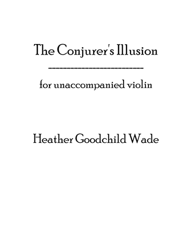 The Conjurer's Illusion