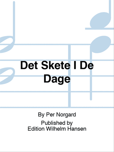 Det Skete I De Dage