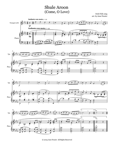 Shule Aroon (Come, O Love)