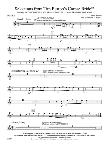 Corpse Bride, Selections from Tim Burton's: Flute