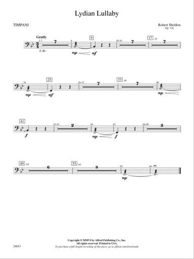 Lydian Lullaby: Timpani