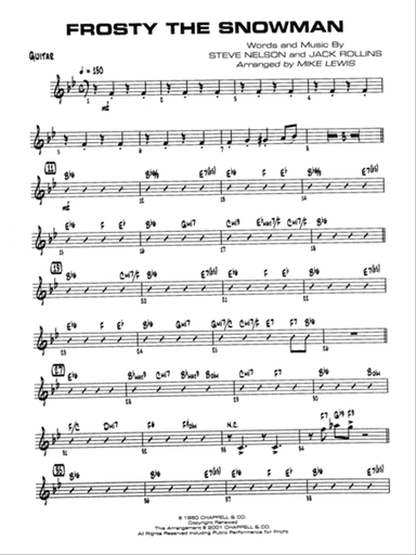 Frosty the Snowman: Guitar