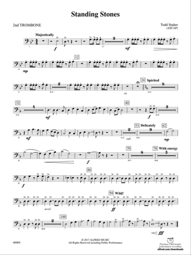 Standing Stones: 2nd Trombone