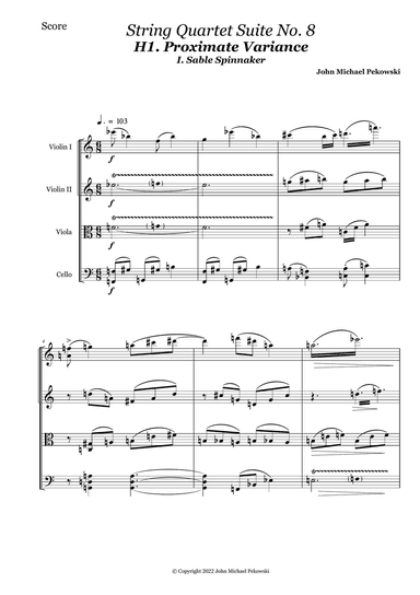 String Quartet Suite No. 8