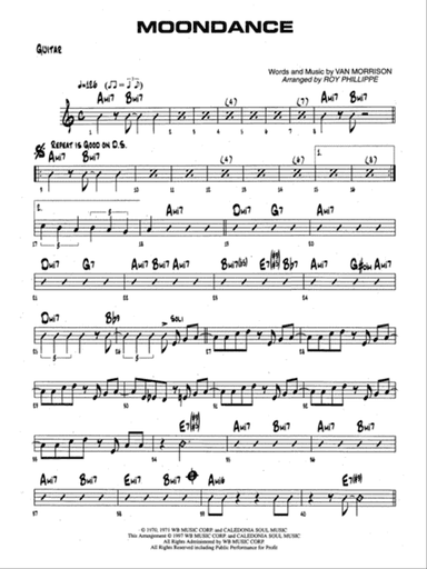 Moondance: Guitar