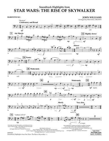 Soundtrack Highlights from Star Wars: The Rise of Skywalker - Baritone B.C.