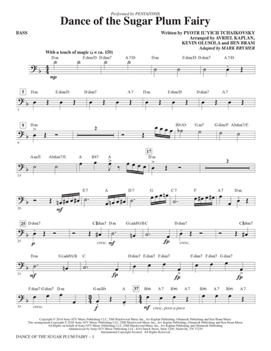 Dance Of The Sugar Plum Fairy (arr. Mark Brymer) - Bass