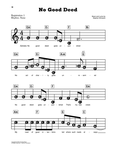 No Good Deed (from Wicked)