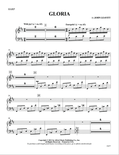 Gloria: Harp