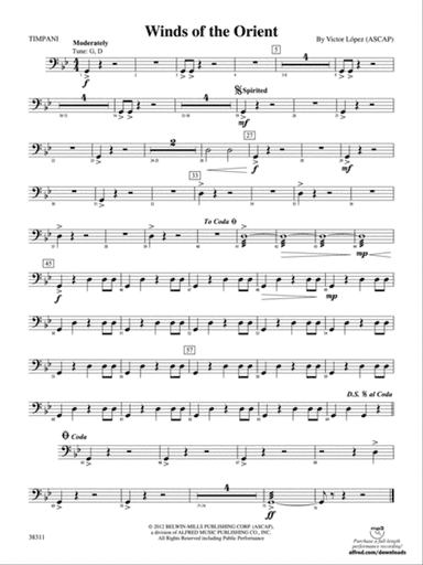 Winds of the Orient: Timpani