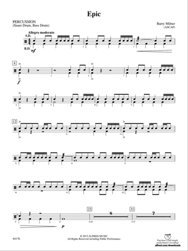 Epic: 1st Percussion