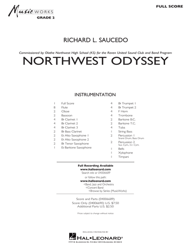 Northwest Odyssey - Full Score