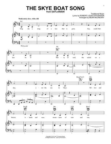The Skye Boat Song (from Outlander)