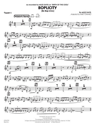 Boplicity - Trumpet 4