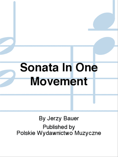 Sonata In One Movement
