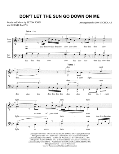 Don't Let The Sun Go Down On Me