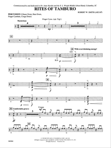 Rites of Tamburo: 1st Percussion