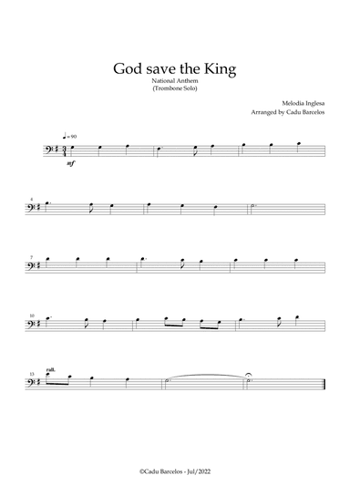 God save the King (Trombone Solo)