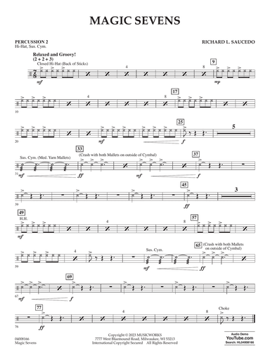 Magic Sevens - Percussion 2