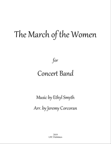 The March of the Women for Concert Band
