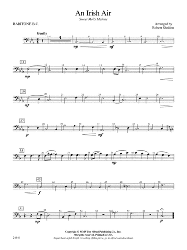 An Irish Air: Baritone B.C.