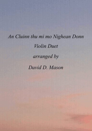 An Cluinn thu mi mo Nighean Donn