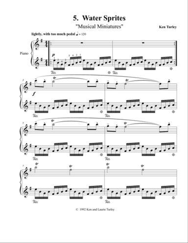 Musical Miniatures 5. "Water Sprites"