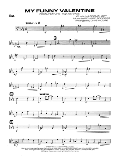 My Funny Valentine: String Bass