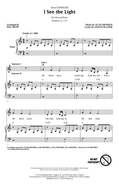 I See The Light (from Tangled) (arr. Mac Huff)