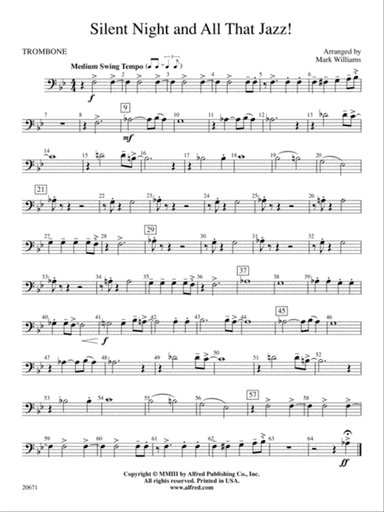 Silent Night & All That Jazz!: 1st Trombone