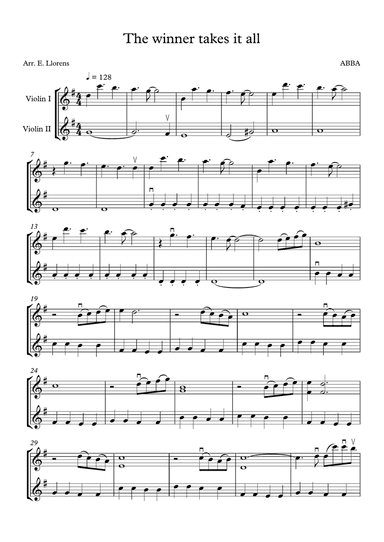 The Winner Takes It All