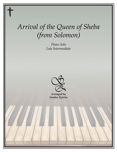 Arrival of the Queen of Sheba (from "Solomon") (late intermediate piano solo)