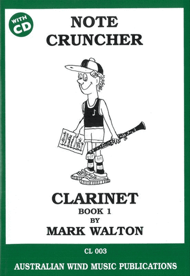 Note Cruncher Clarinet Book 1 Book/CD