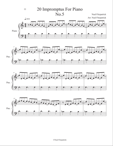 Impromptu No.5 For Piano
