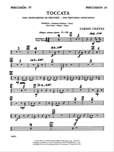 Toccata: 4th Percussion