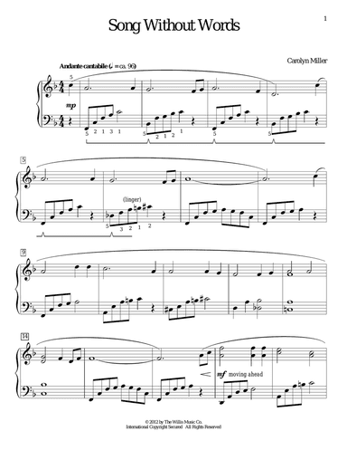 Song Without Words