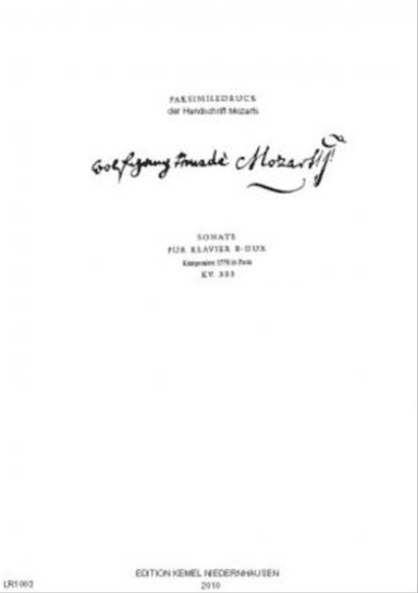 Sonate B-dur