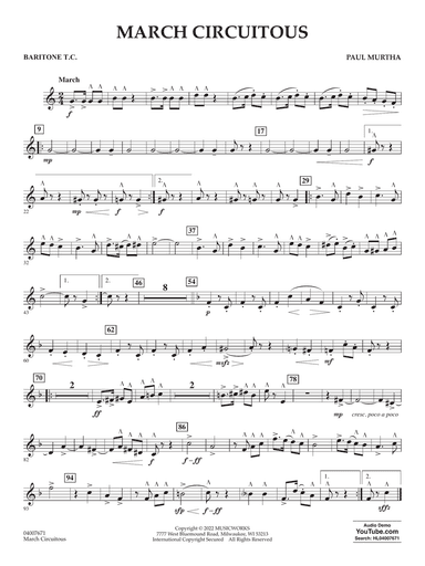 March Circuitous - Baritone T.C.