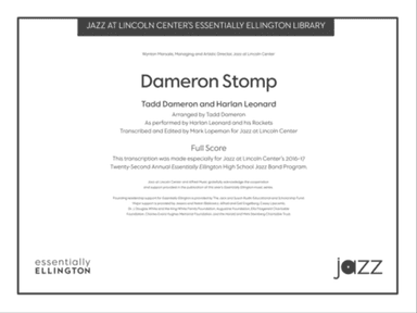 Dameron Stomp: Score