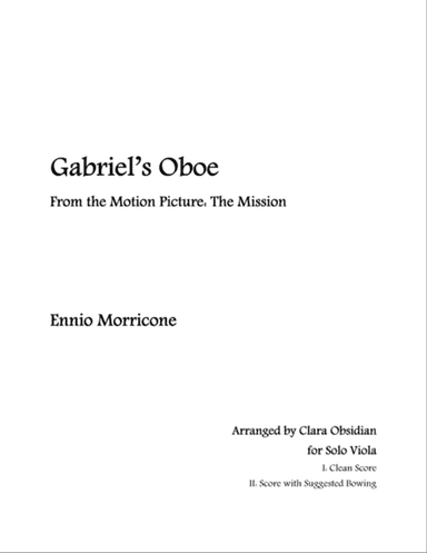 Gabriel's Oboe